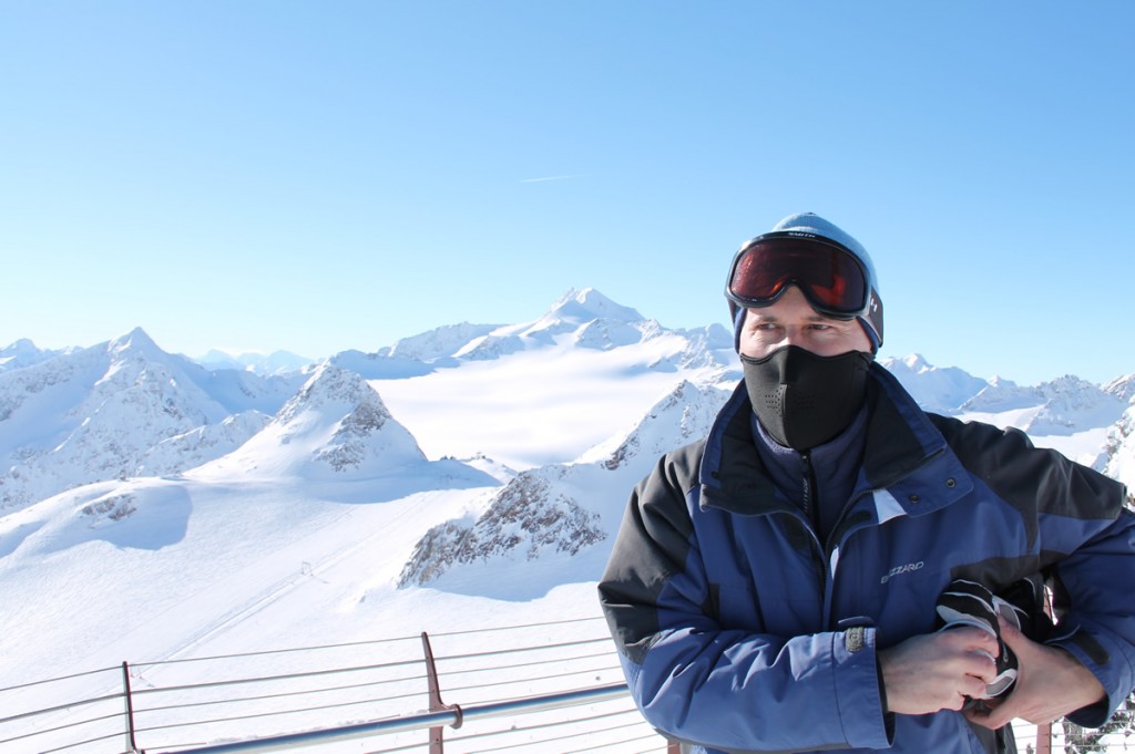 Pe varful Schwarze Schneide (3,370m)