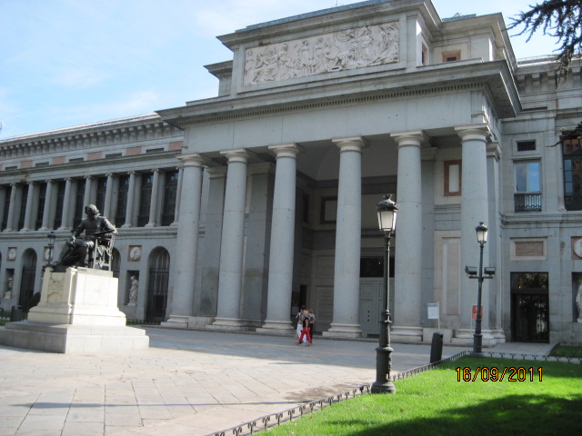 MADRID - Muzeul Prado (exterior)