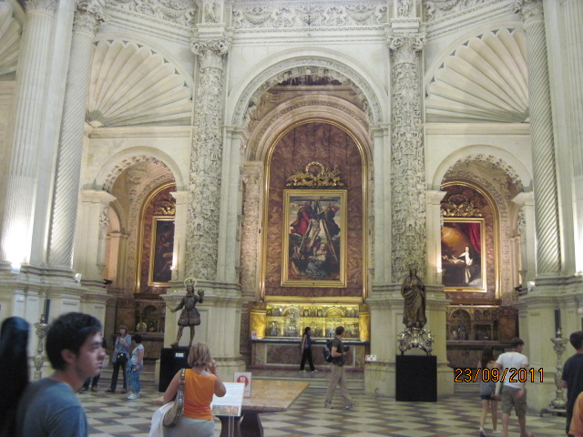 SEVILIA - Tezaur si expozitie de pictura in Catedrala
